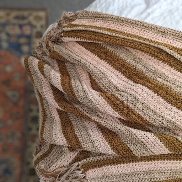 Hand Knit Shawl|Throw - Picture 7 of 8